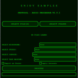 PROTOCOL: AUDIO PROCESSOR